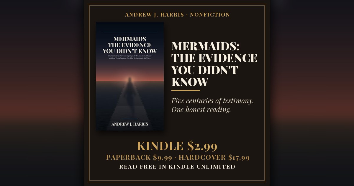 MERMAIDS: THE EVIDENCE YOU DIDN'T KNOW by Andrew J. Harris — book cover and prices