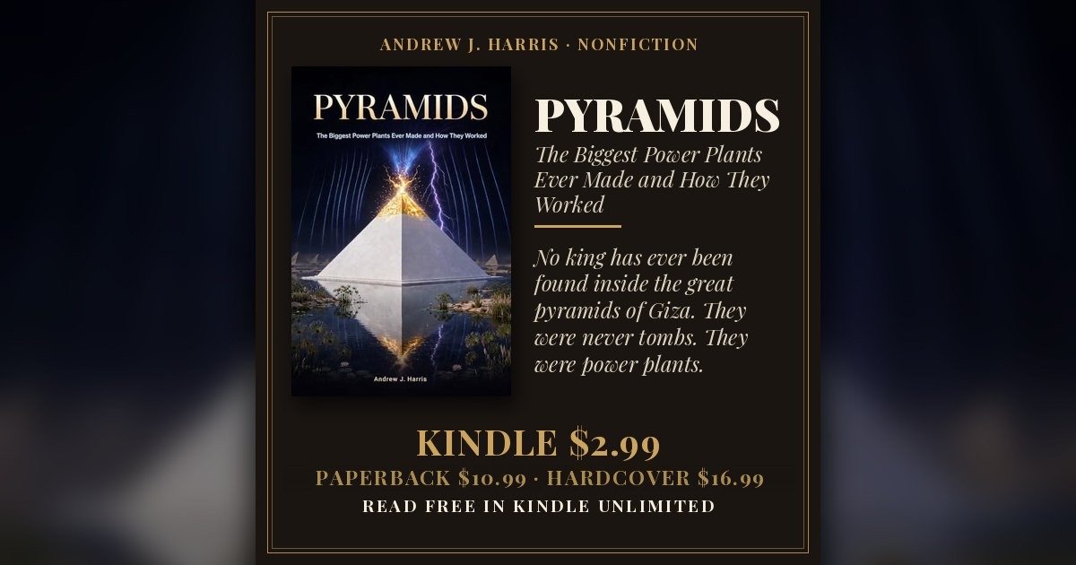 PYRAMIDS: The Biggest Power Plants Ever Made and How They Worked by Andrew J. Harris — book cover and prices