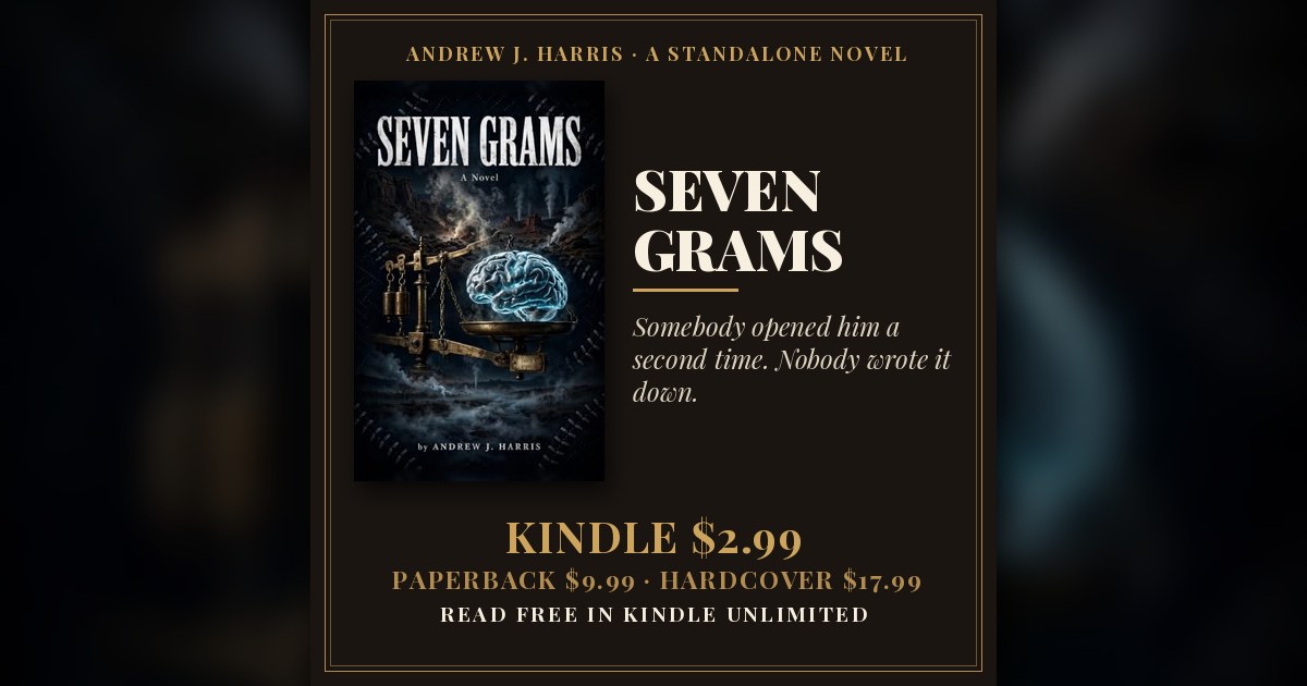 SEVEN GRAMS by Andrew J. Harris — book cover and prices