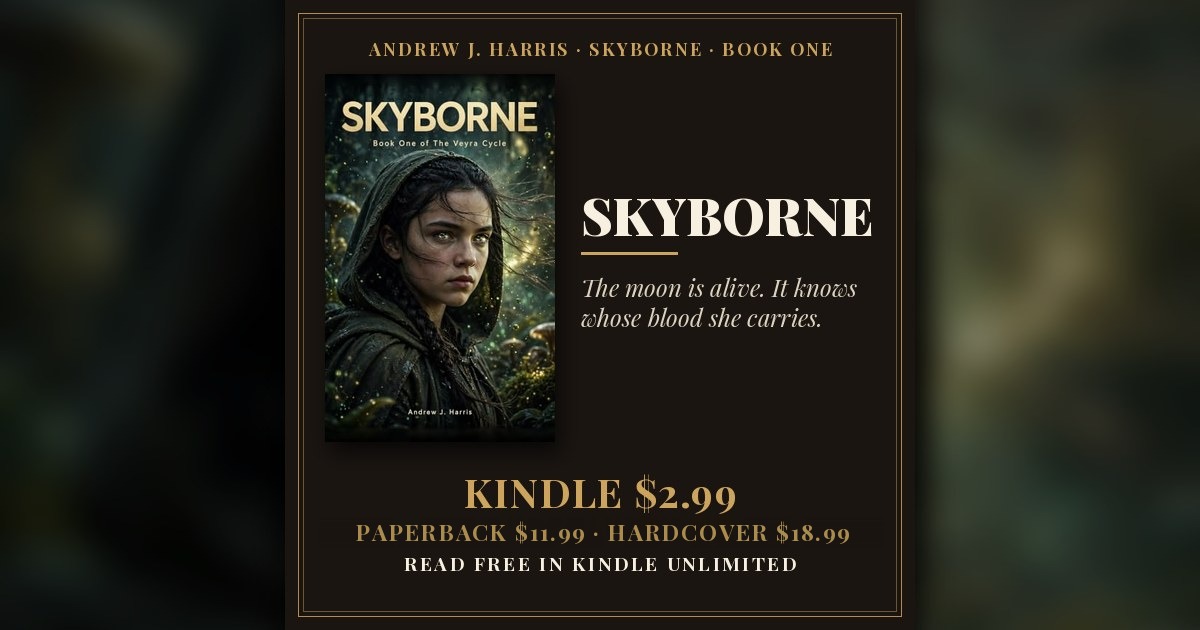 SKYBORNE by Andrew J. Harris — book cover and prices