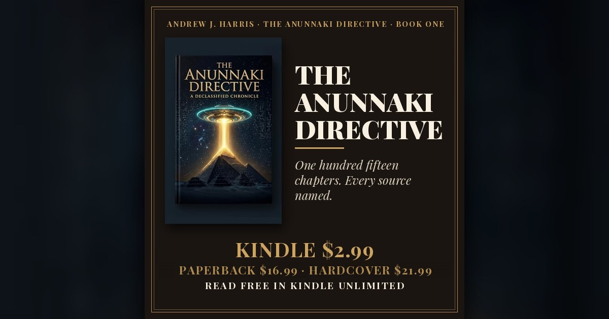 THE ANUNNAKI DIRECTIVE by Andrew J. Harris — book cover and prices