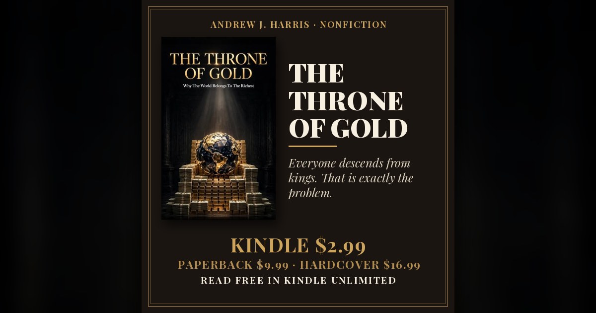 THE THRONE OF GOLD by Andrew J. Harris — book cover and prices