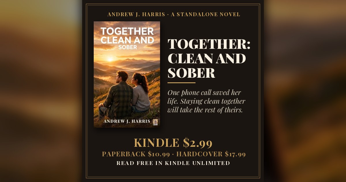 TOGETHER: CLEAN AND SOBER by Andrew J. Harris — book cover and prices