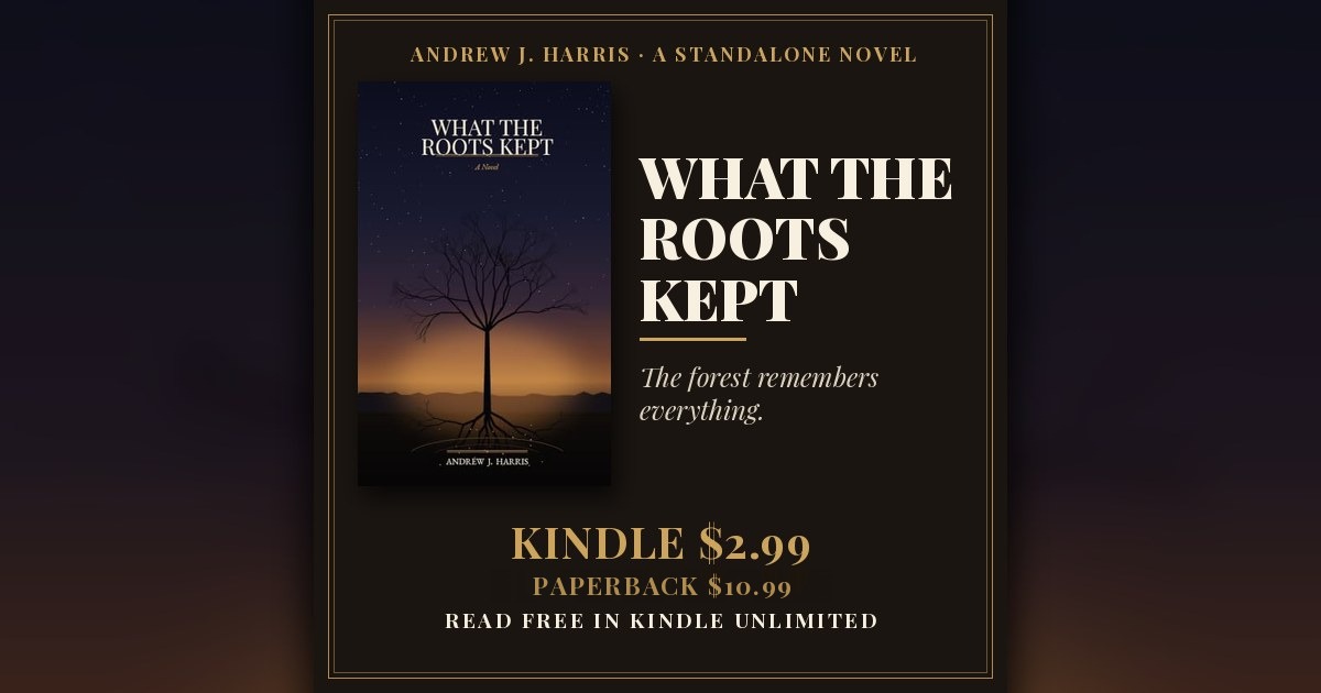 WHAT THE ROOTS KEPT by Andrew J. Harris — book cover and prices